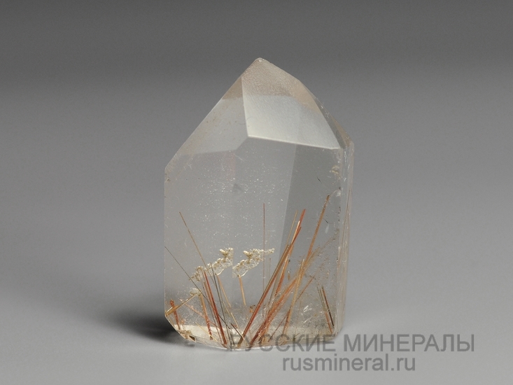 Кварц с включениями рутила Кварц с включениями рутила