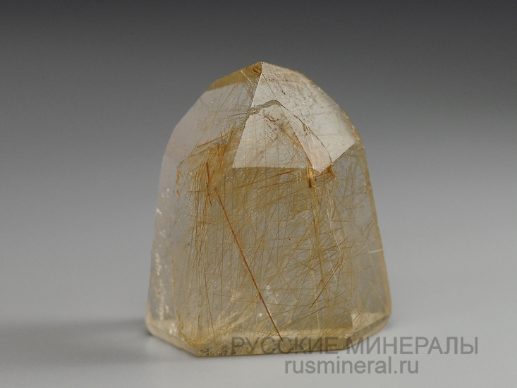 Кварц с включениями рутила Кварц с включениями рутила