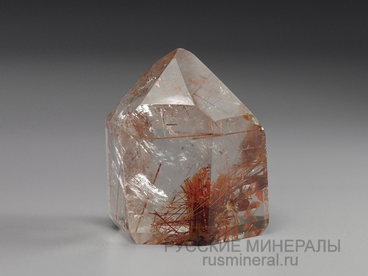 Кварц с включениями рутила Кварц с включениями рутила