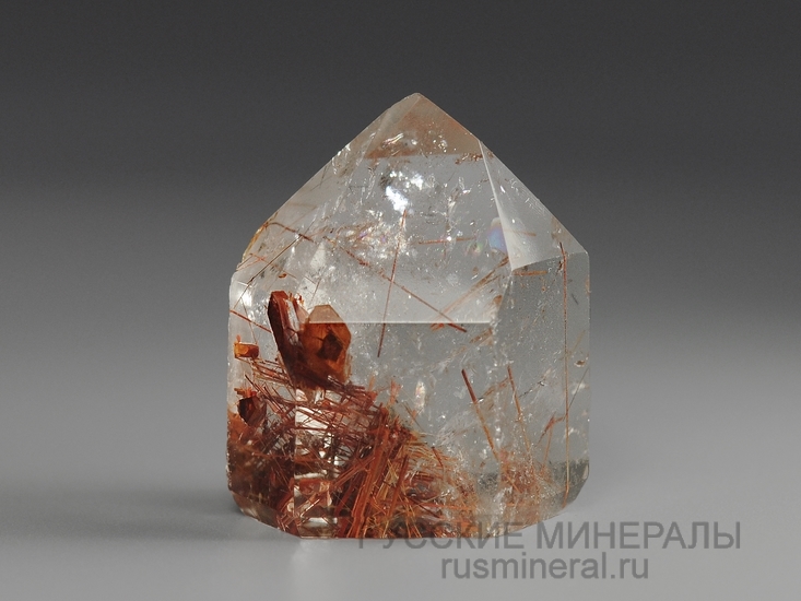 Кварц с включениями рутила Кварц с включениями рутила